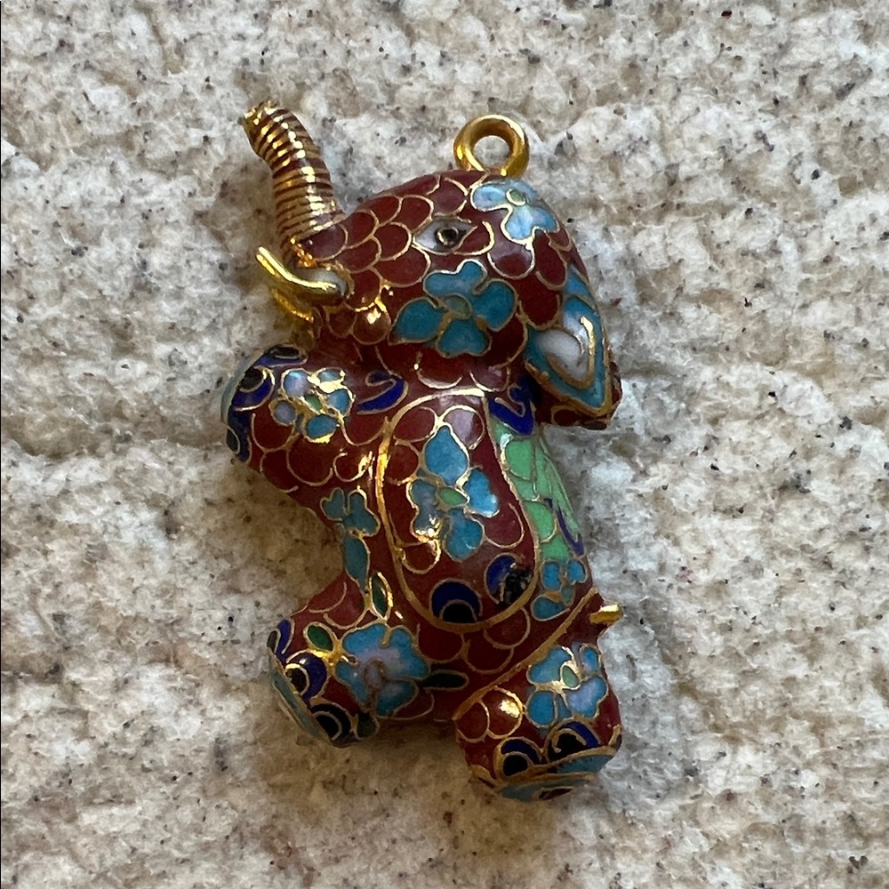 Colorful Dancing Elephant Pendant